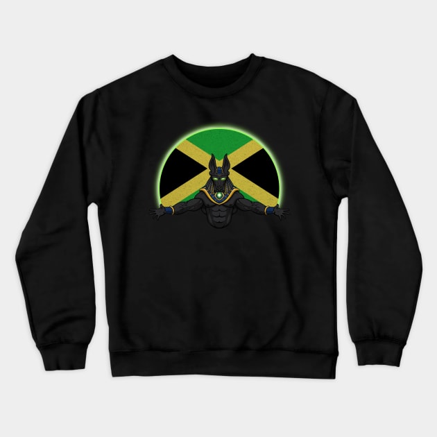 Anubis Jamaica Crewneck Sweatshirt by RampArt